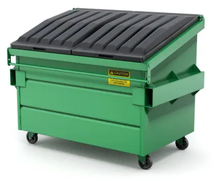 Spring cleanup dumpster